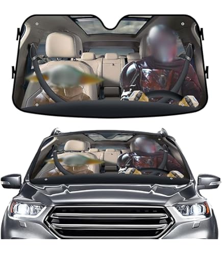 Plasticolor 003700R01 Star Wars Accordion Sunshade, Windshield